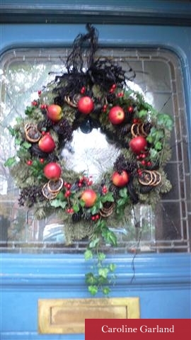 Wreaths and garlands for Christmas